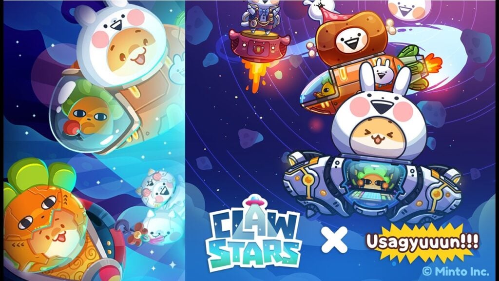 Kabarık Galaktik Macera: Claw Stars x Usagyuuun Bugün Uçuyor