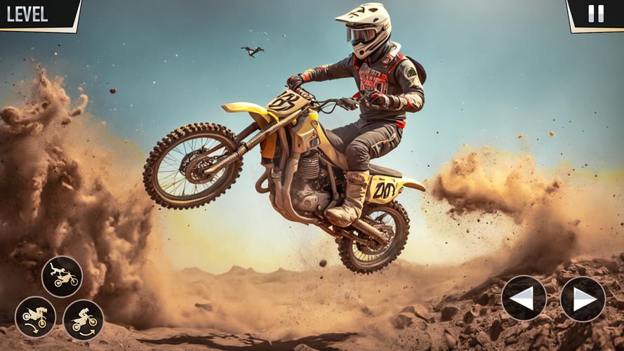 Dirt Bike Motor Cross Racing स्क्रीनशॉट 0