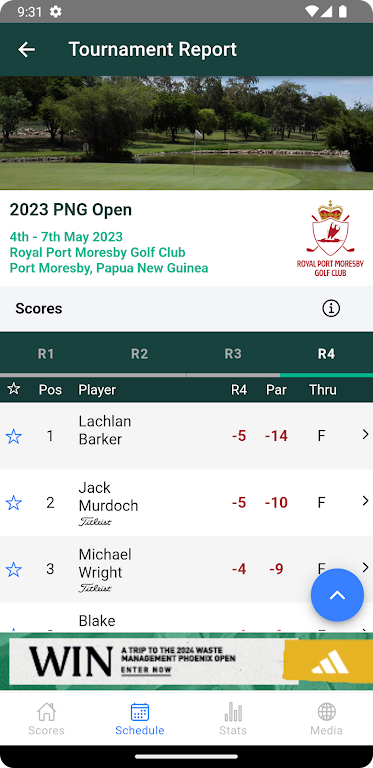 PGA Tour of Australasia 螢幕截圖 3