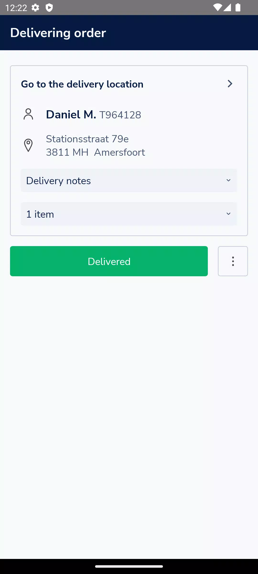 Deliverect for Couriers 螢幕截圖 1