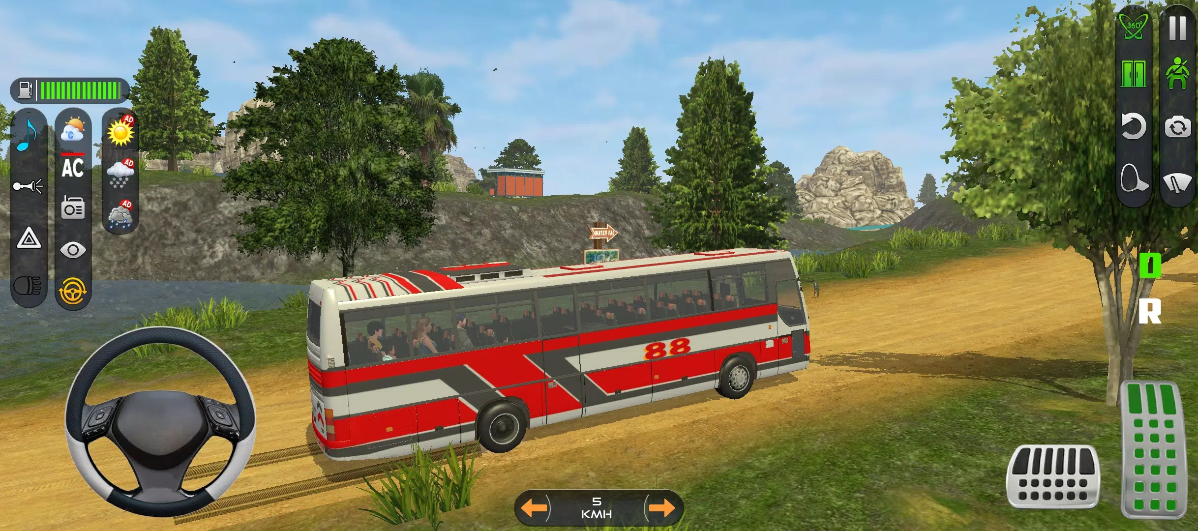 Offroad Bus: Coach Bus Driving Captura de pantalla 2