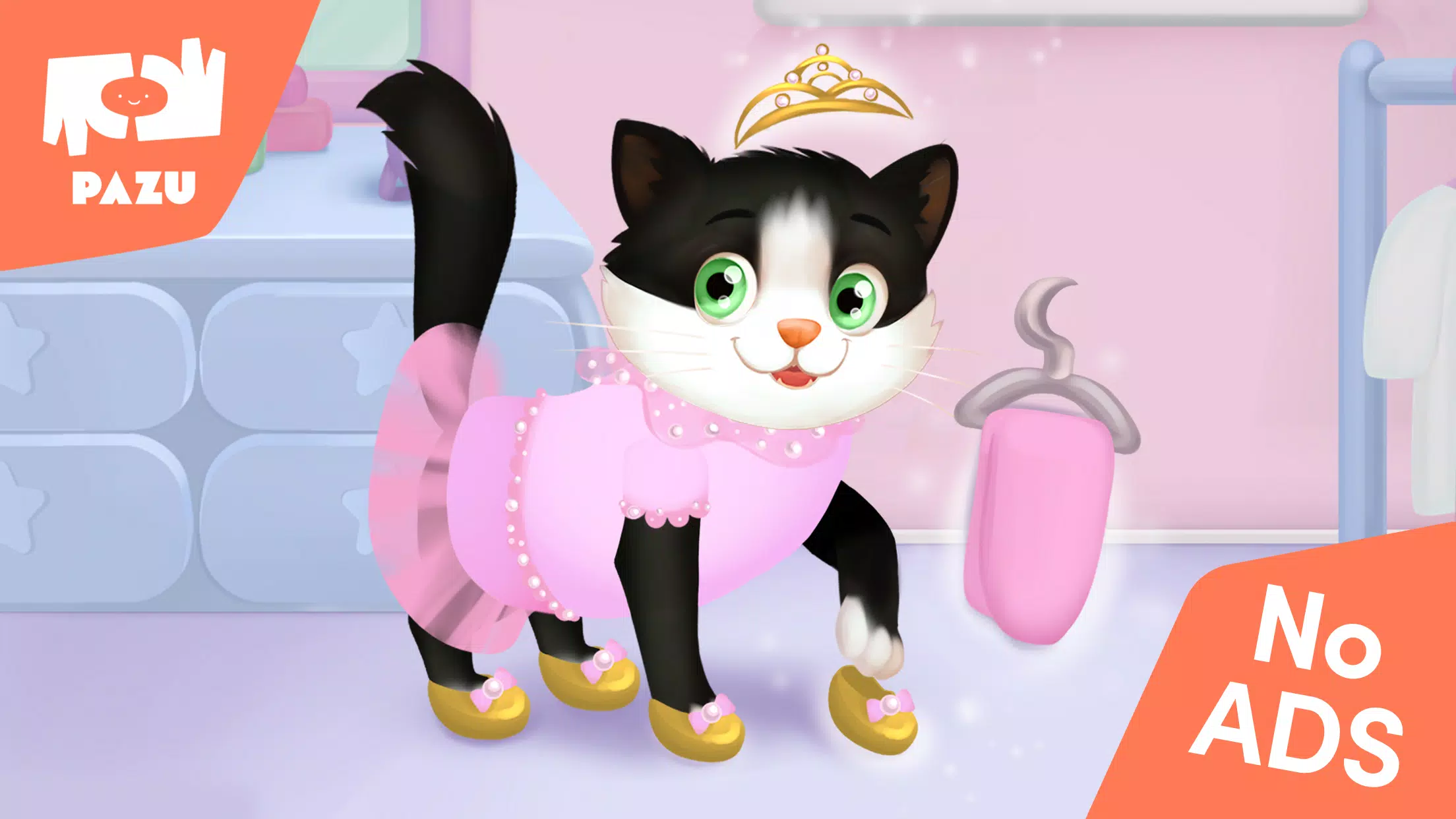 Cat game - Pet Care & Dress up 螢幕截圖 0