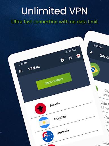 VPN.lat: Fast and secure proxy ภาพหน้าจอ 0