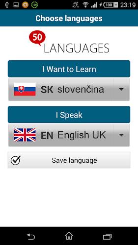 Schermata Learn Slovak - 50 languages 0