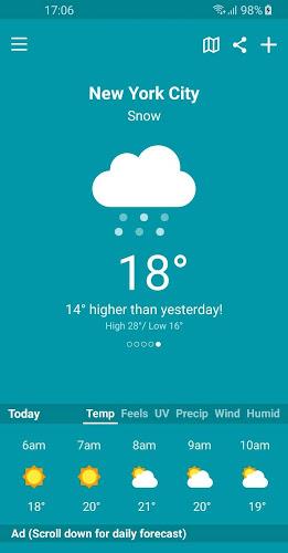 Weather Sky: Weather, Radar Ảnh chụp màn hình 2