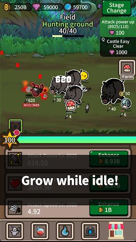 Lonely Knight : Idle RogueLike Ekran Görüntüsü 0