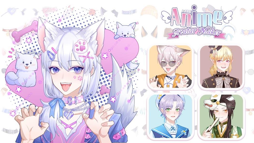 Anime Avatar Maker Creator Mod スクリーンショット 0