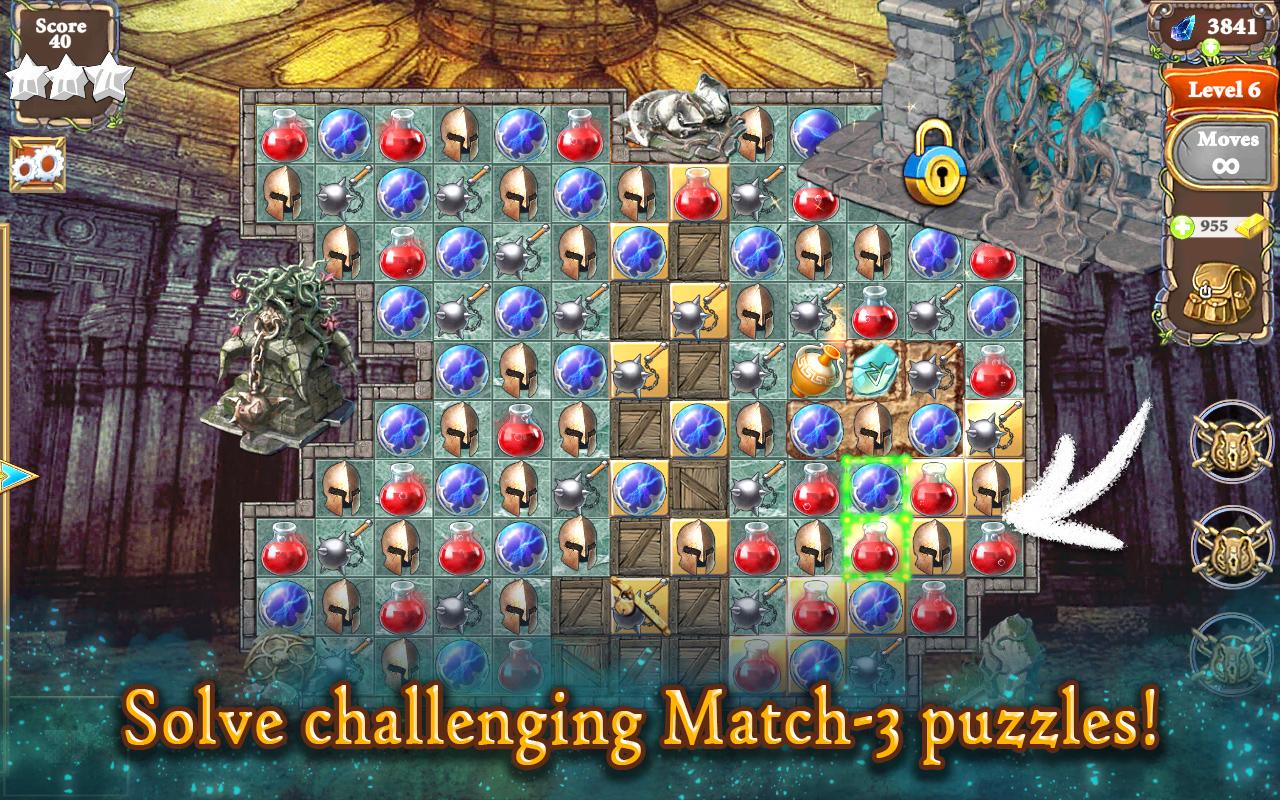 MatchVentures: Match 3 Mystery 螢幕截圖 1