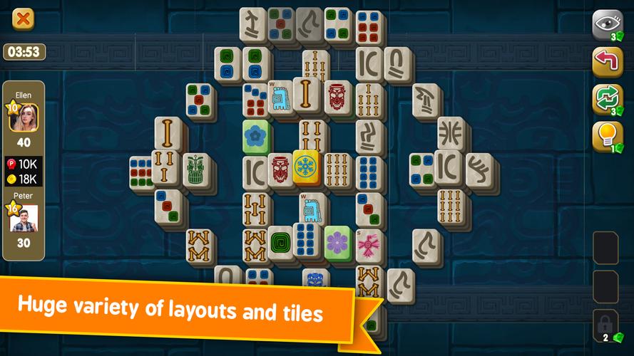 Mahjong Maya 스크린샷 0