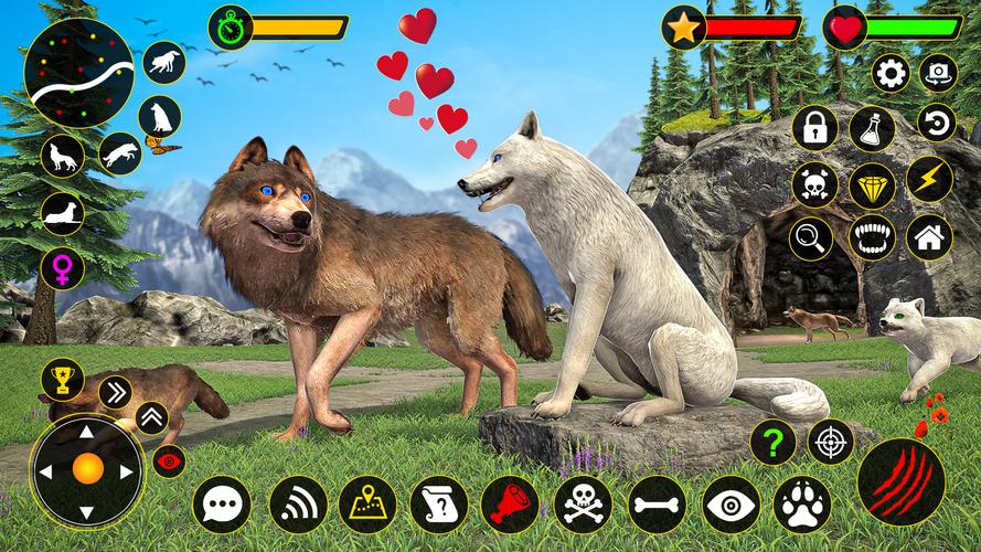 Schermata The Wolf Simulator: Wild Game 1