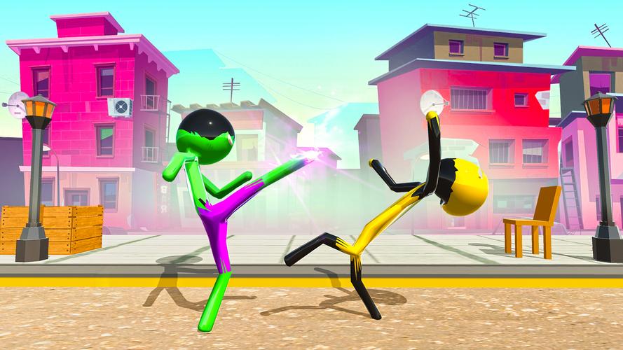 Stickman Ninja Fight: Ropehero 螢幕截圖 0