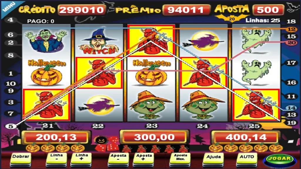 Schermata Halloween Caça Niquel Slot 3