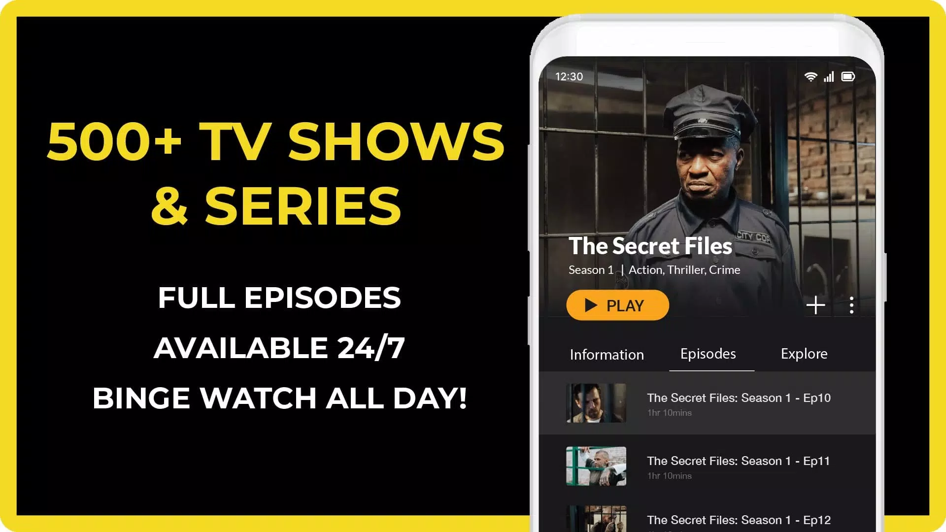 FREECABLE© TV App: Shows, News Скриншот 3