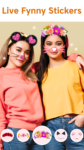 Selfie Editor Beauty Camera Captura de pantalla 1