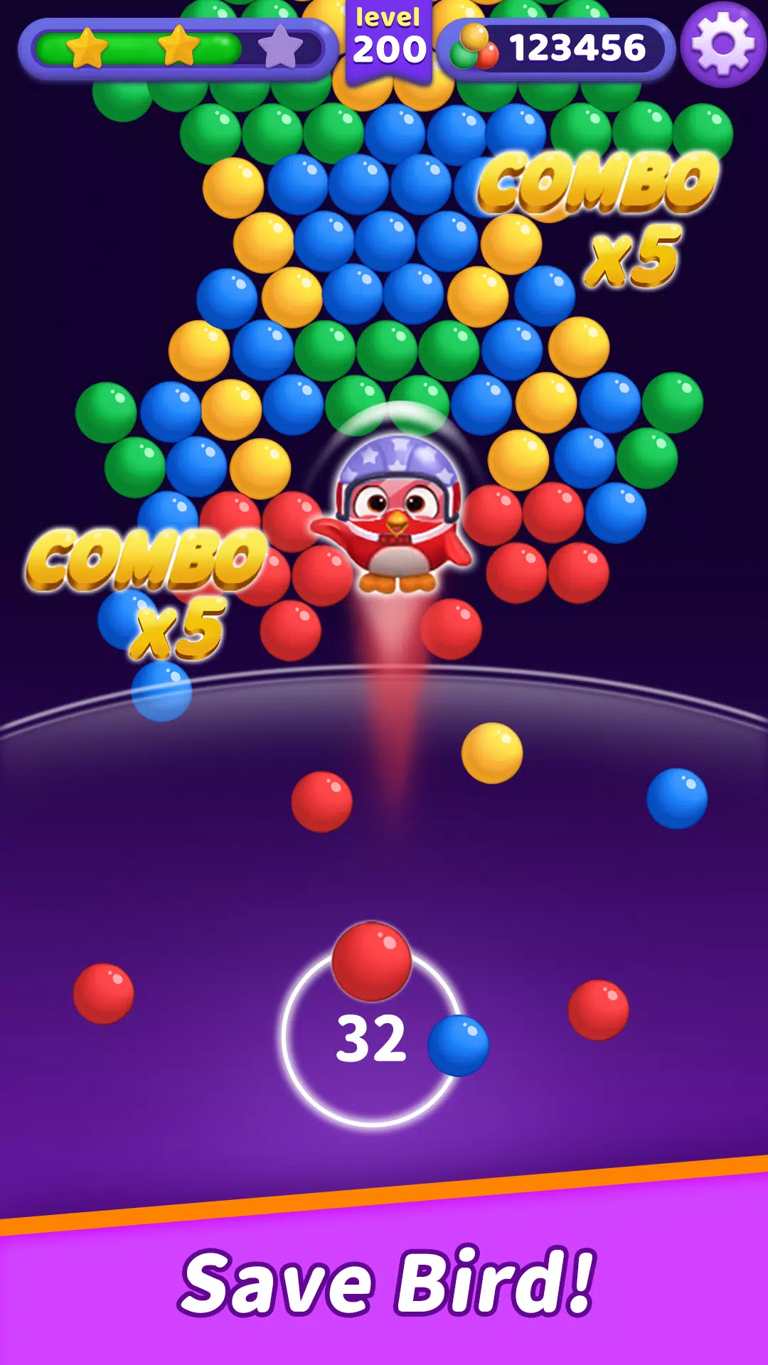 BubbleShooter Pop & Puzzle Ekran Görüntüsü 3