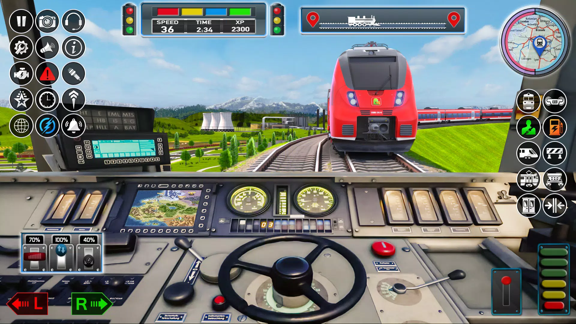 jeu de train de ville jeux 3D Capture d'écran 0