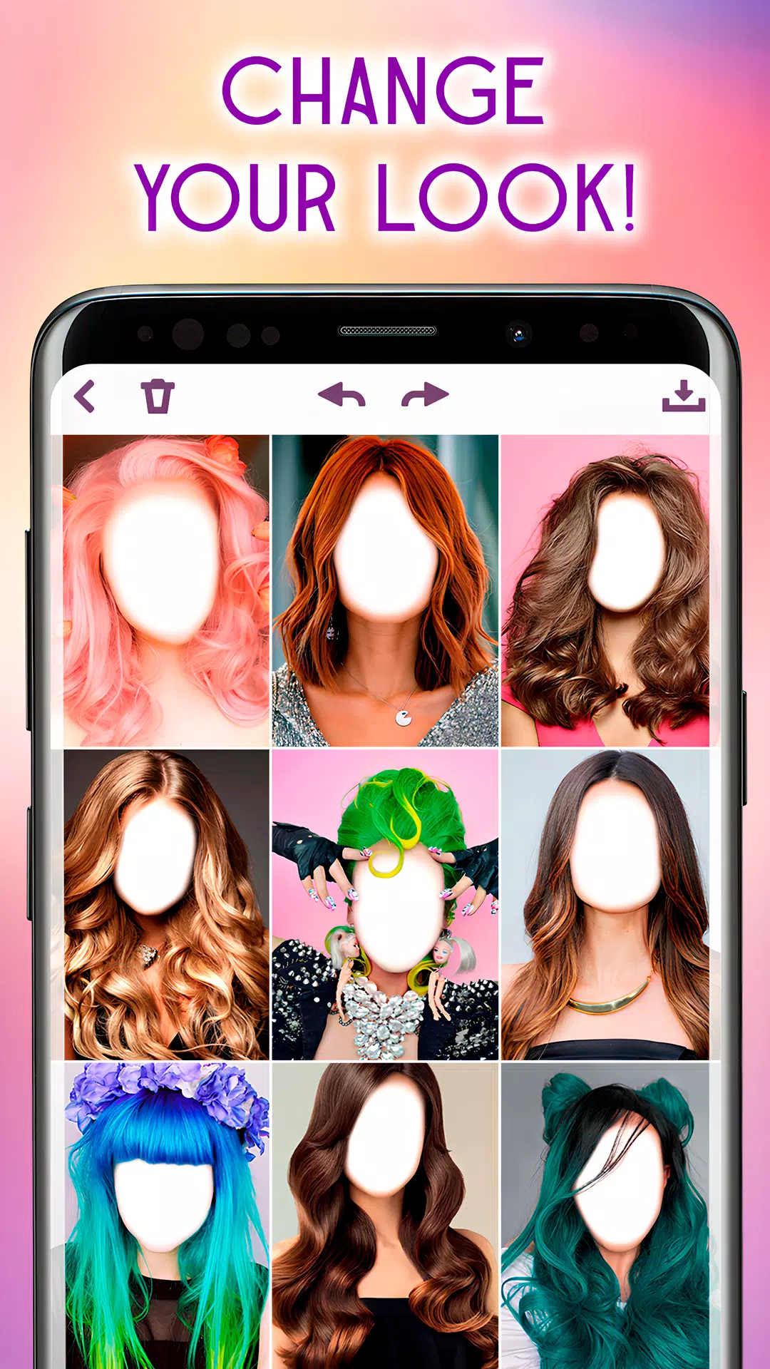 Hairstyles Photo Editor Ảnh chụp màn hình 3