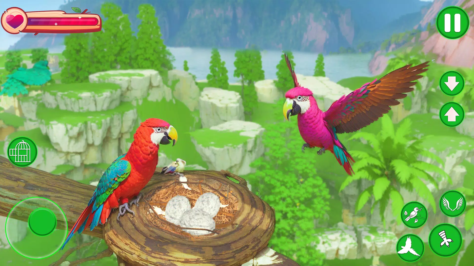 Parrot Bird Simulator Game ဖန်သားပြင်ဓာတ်ပုံ 2