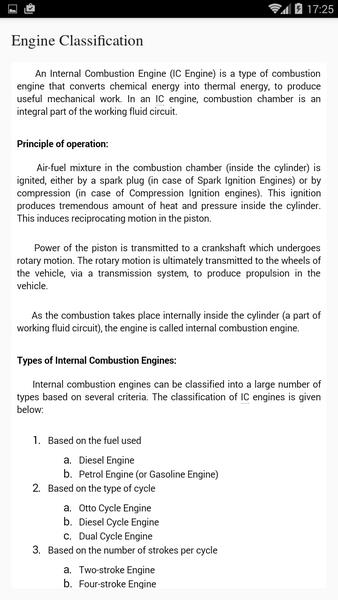 Automobile Engineering Screenshot 2