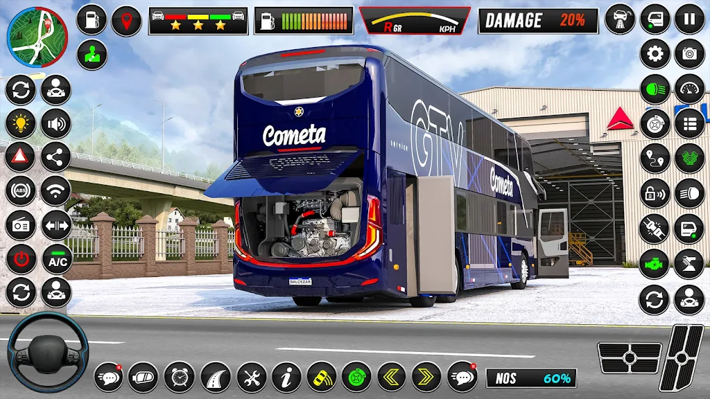 Bus Games 3D City Bus Driving Tangkapan skrin 2