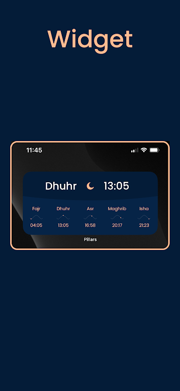 Schermata Pillars: Prayer Times & Qibla 3