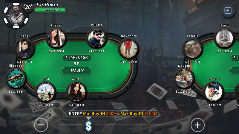 Tap Poker Social Edition 스크린샷 1