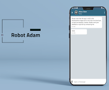 Talk to the talking robot Adam Ảnh chụp màn hình 0