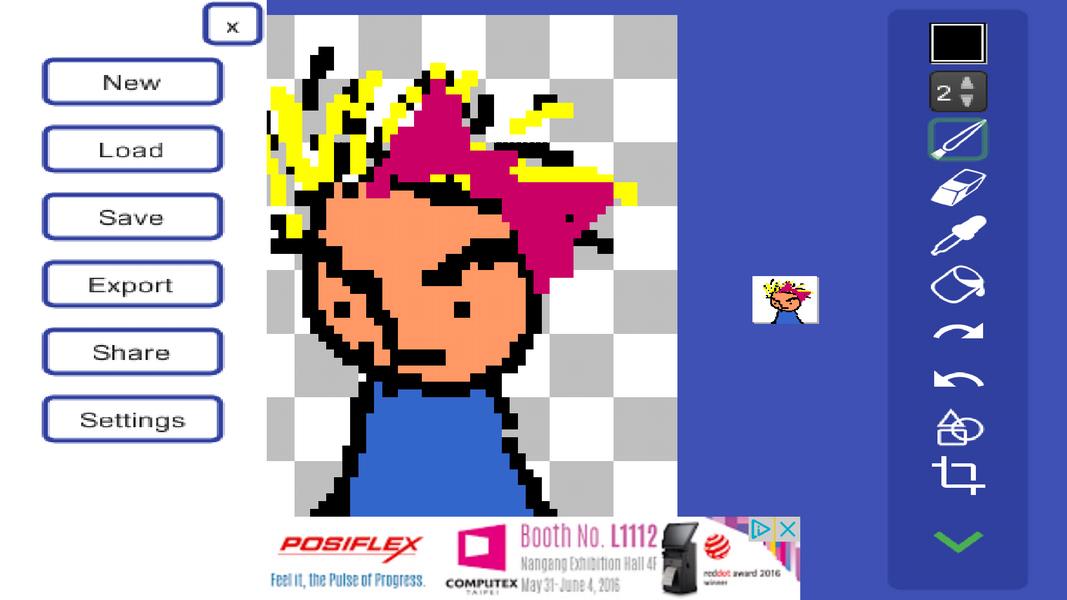 Pixel Animator Captura de tela 0