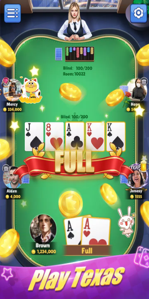 JOJO Poker - texas scopa スクリーンショット 2