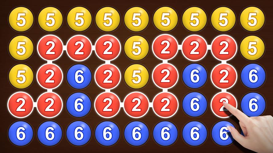 Merge bubble - Number game Ảnh chụp màn hình 1