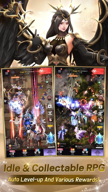 Valkyrie Rush: Idle & Merge 螢幕截圖 0