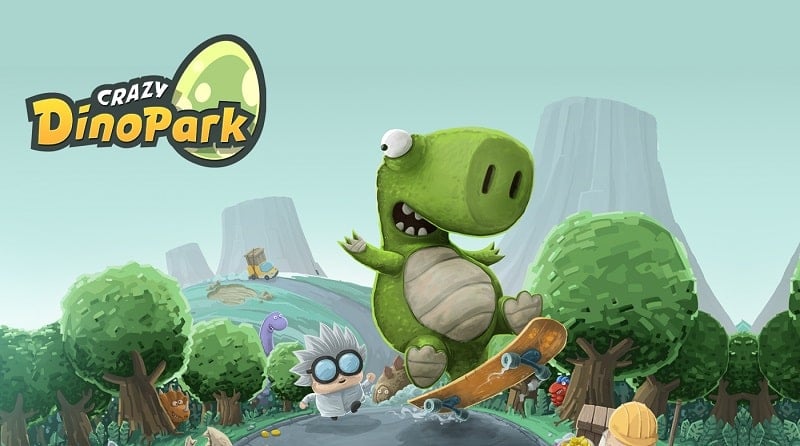 Crazy Dino Park Скриншот 0