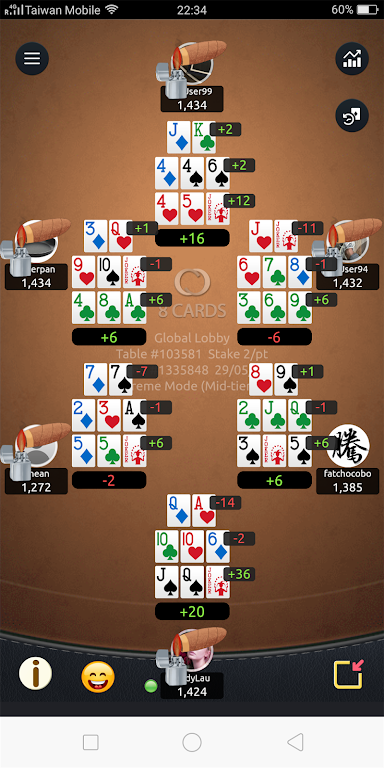 card club - hee hee Club Zrzut ekranu 3