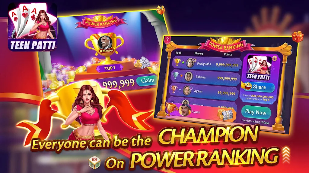 Teen Patti Indian 3 Patti Game Ekran Görüntüsü 0