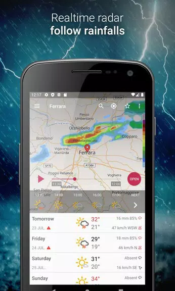 3B Meteo - Weather Forecasts Captura de pantalla 1