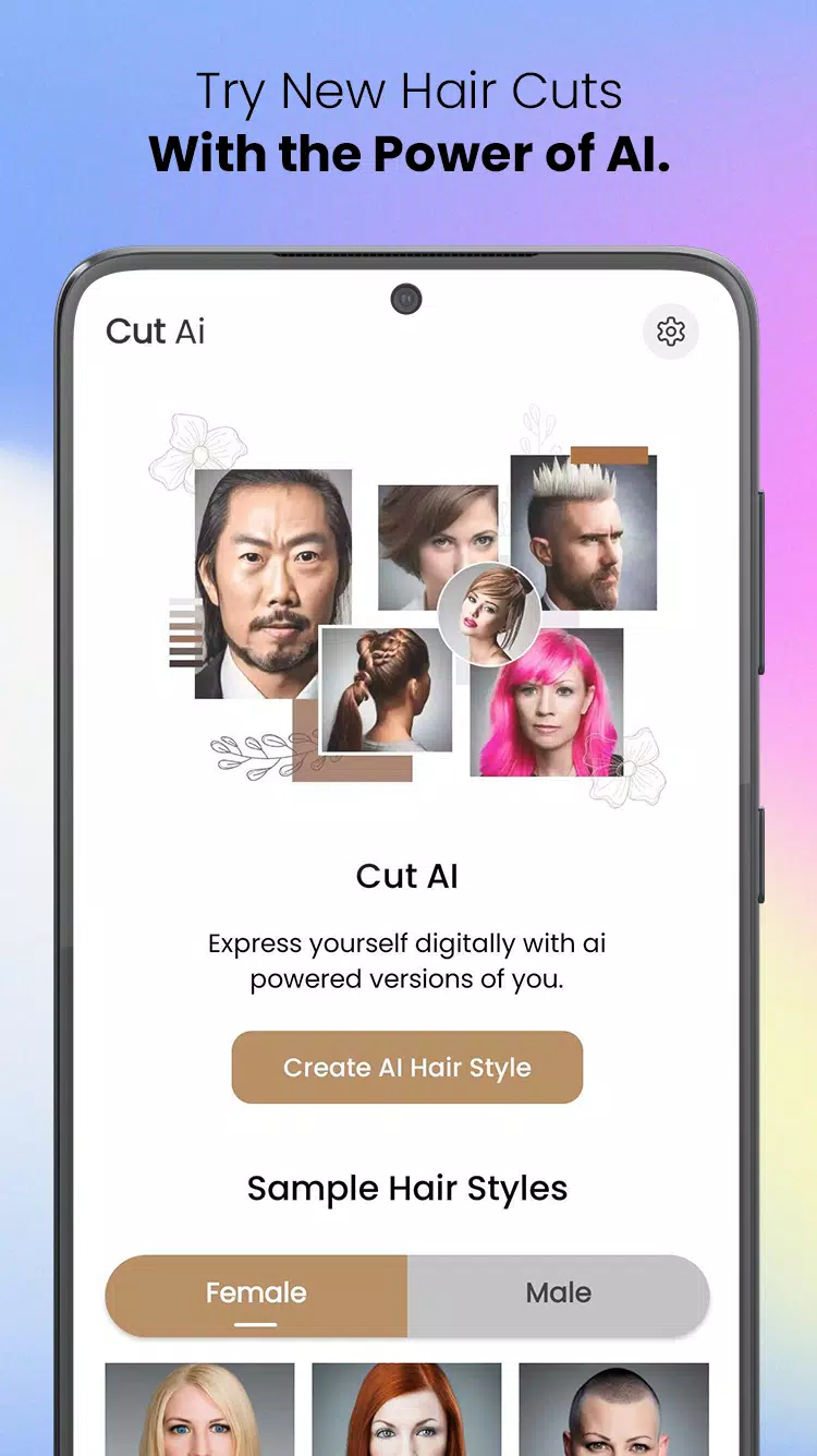 CutAI - AI Hair Style Changer স্ক্রিনশট 0