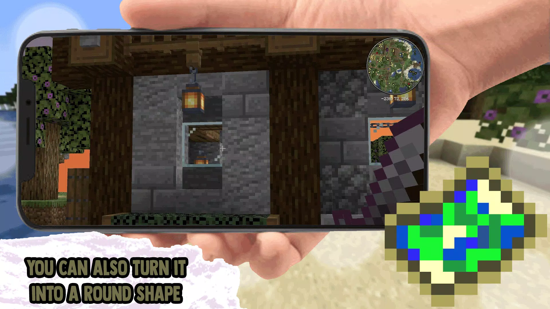Minimap Mod Addons for MCPE 螢幕截圖 1