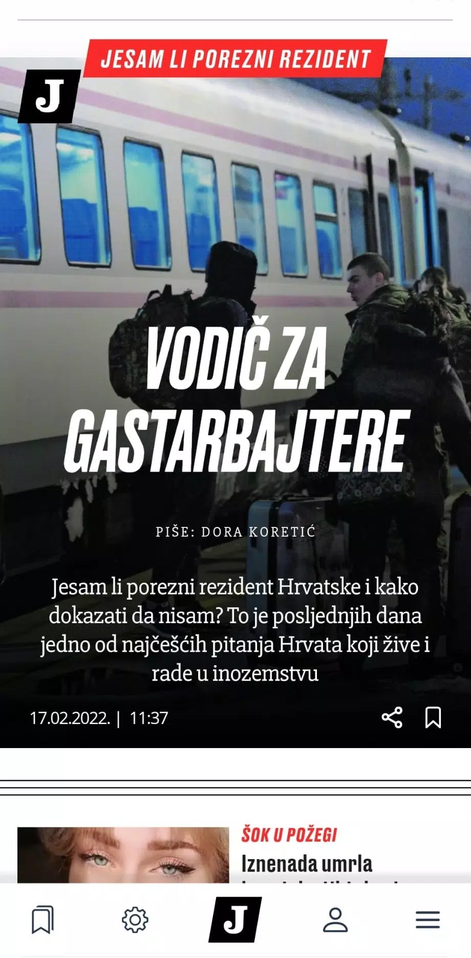 Jutarnji list 스크린샷 0
