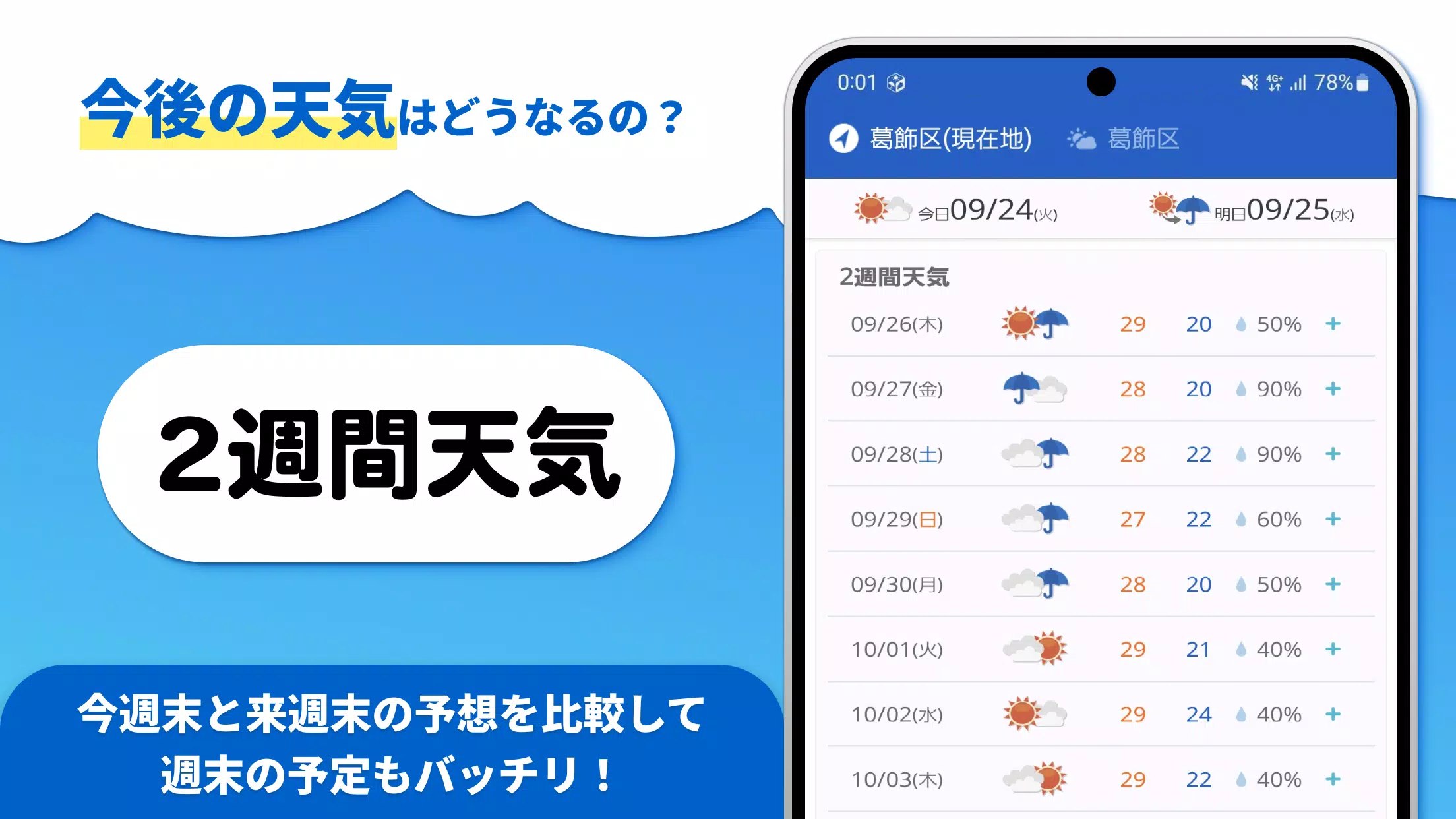 tenki.jp 日本気象協会の天気予報アプリ・雨雲レーダー Capture d'écran 3