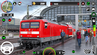 Train Driving Euro Train Games Ảnh chụp màn hình 1