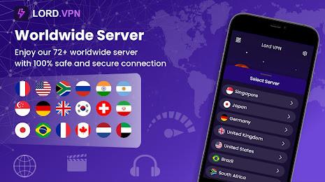 Lord VPN - Fast And Secure Zrzut ekranu 2