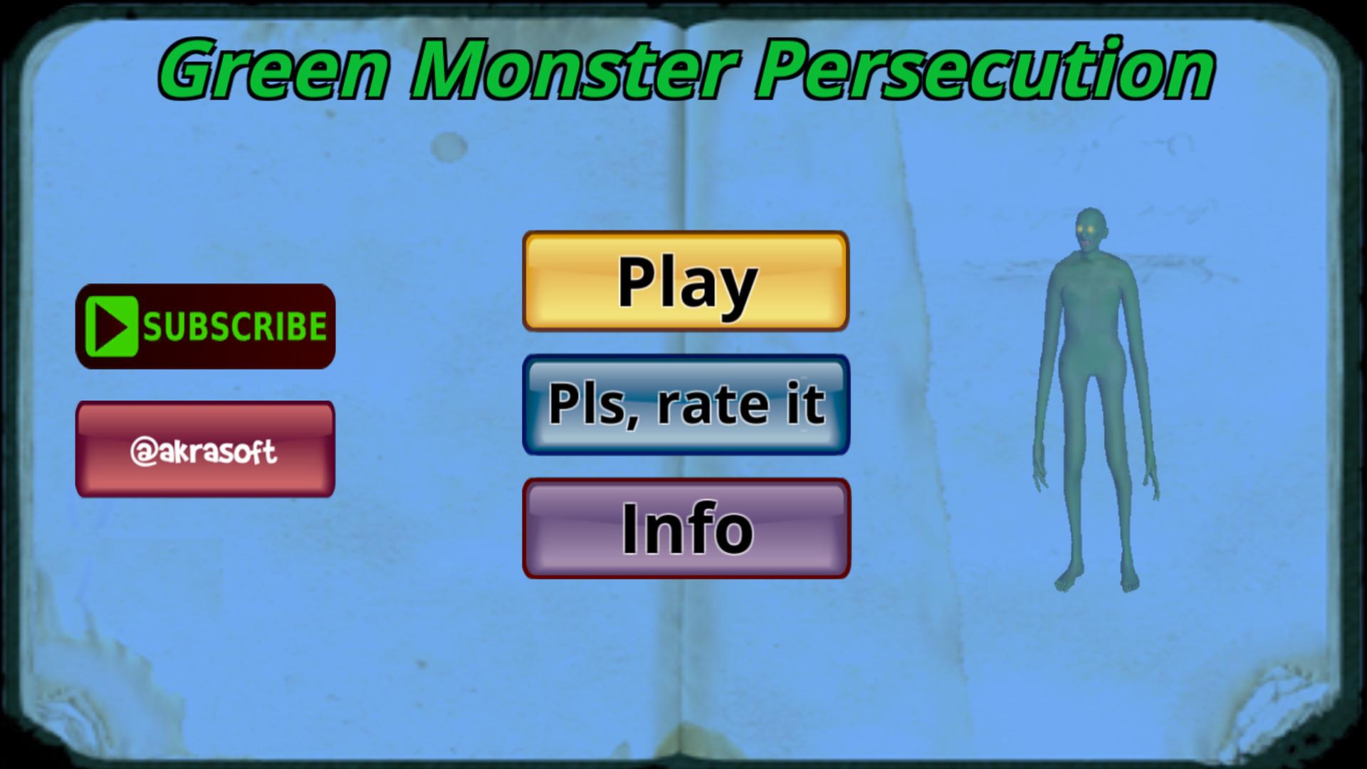 Green monster chase : horror Captura de pantalla 2