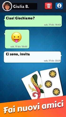 Classic Scopa - Card Game Captura de pantalla 1