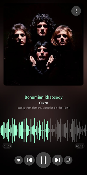 PowerAudio Pro Music Player Captura de pantalla 1