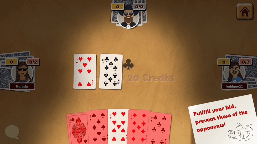 Oh Hell - Online Spades Game 스크린샷 1