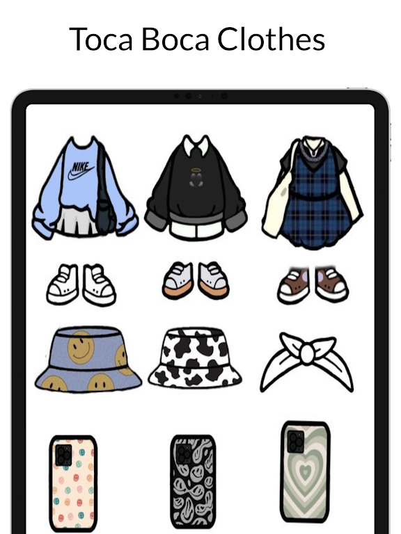 Toca Boca Clothes Ideas Ảnh chụp màn hình 1
