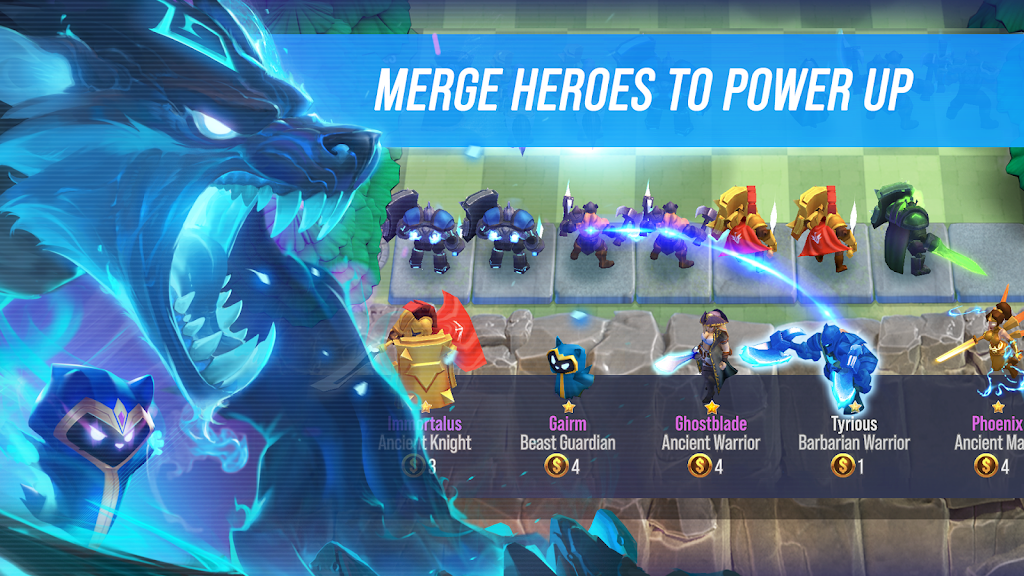 Hero Chess: Teamfight Auto Battler ภาพหน้าจอ 0