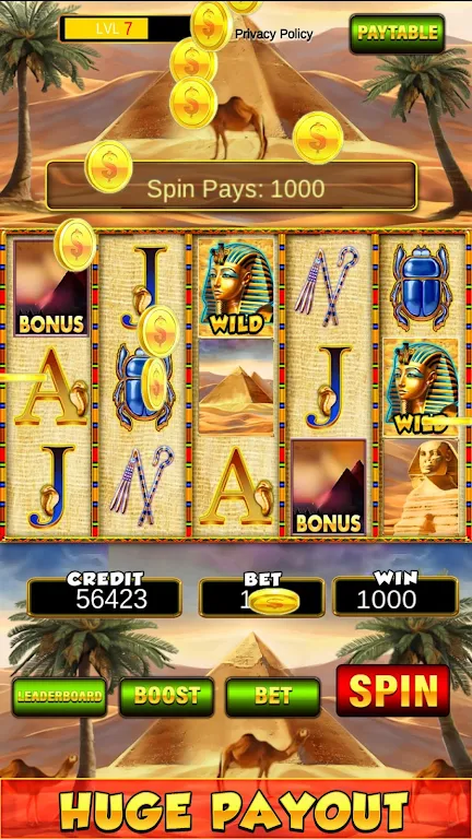 Schermata Slot Machine: New Pharaoh Slot - Casino Vegas Feel 0