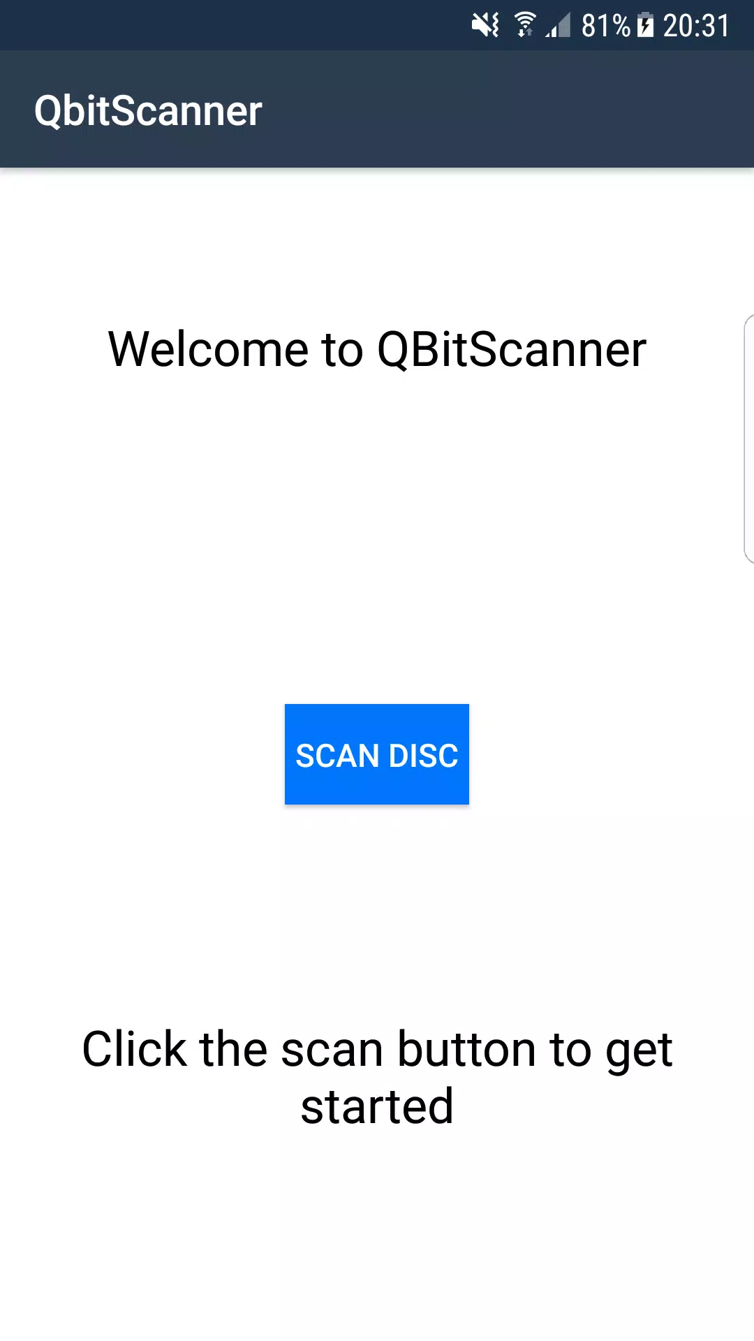 qbitScanner - License Disc 螢幕截圖 0