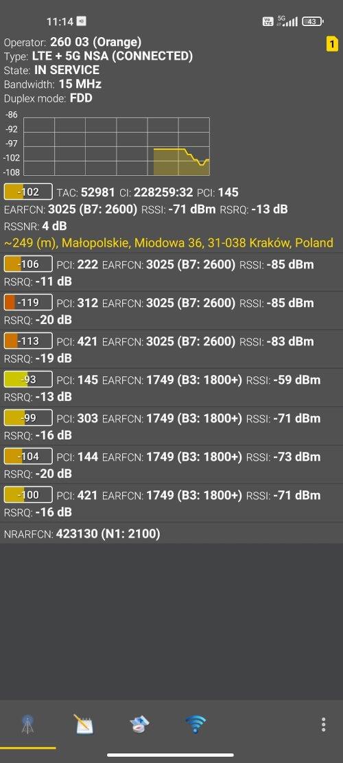 Netmonitor: 5G, Cell & WiFi Screenshot 0